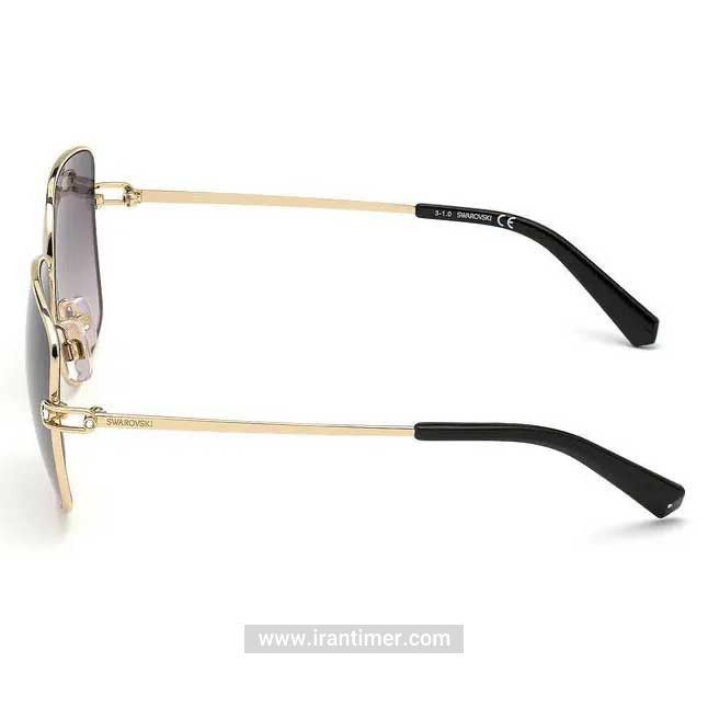 قیمت و خرید عینک آفتابی زنانه کلاسیک (SWAROVSKI) مدل SK 0313 32B 59 | اورجینال و اصلی