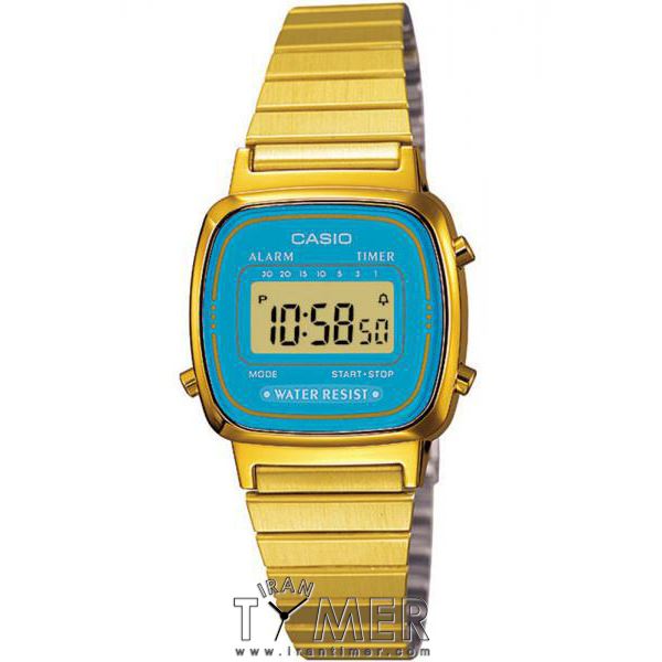 قیمت و خرید ساعت مچی زنانه کاسیو (CASIO) جنرال مدل LA670WGA-2DF کلاسیک | اورجینال و اصلی