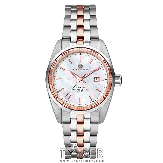 قیمت و خرید ساعت مچی زنانه کوین واچ(COINWATCH) مدل C139RWH کلاسیک | اورجینال و اصلی