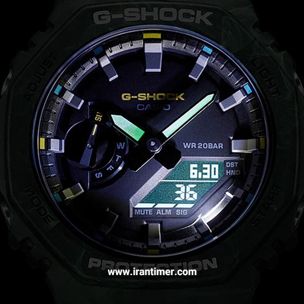 قیمت و خرید ساعت مچی مردانه کاسیو (CASIO) جی شاک مدل GA-2100FR-3ADR اسپرت | اورجینال و اصلی