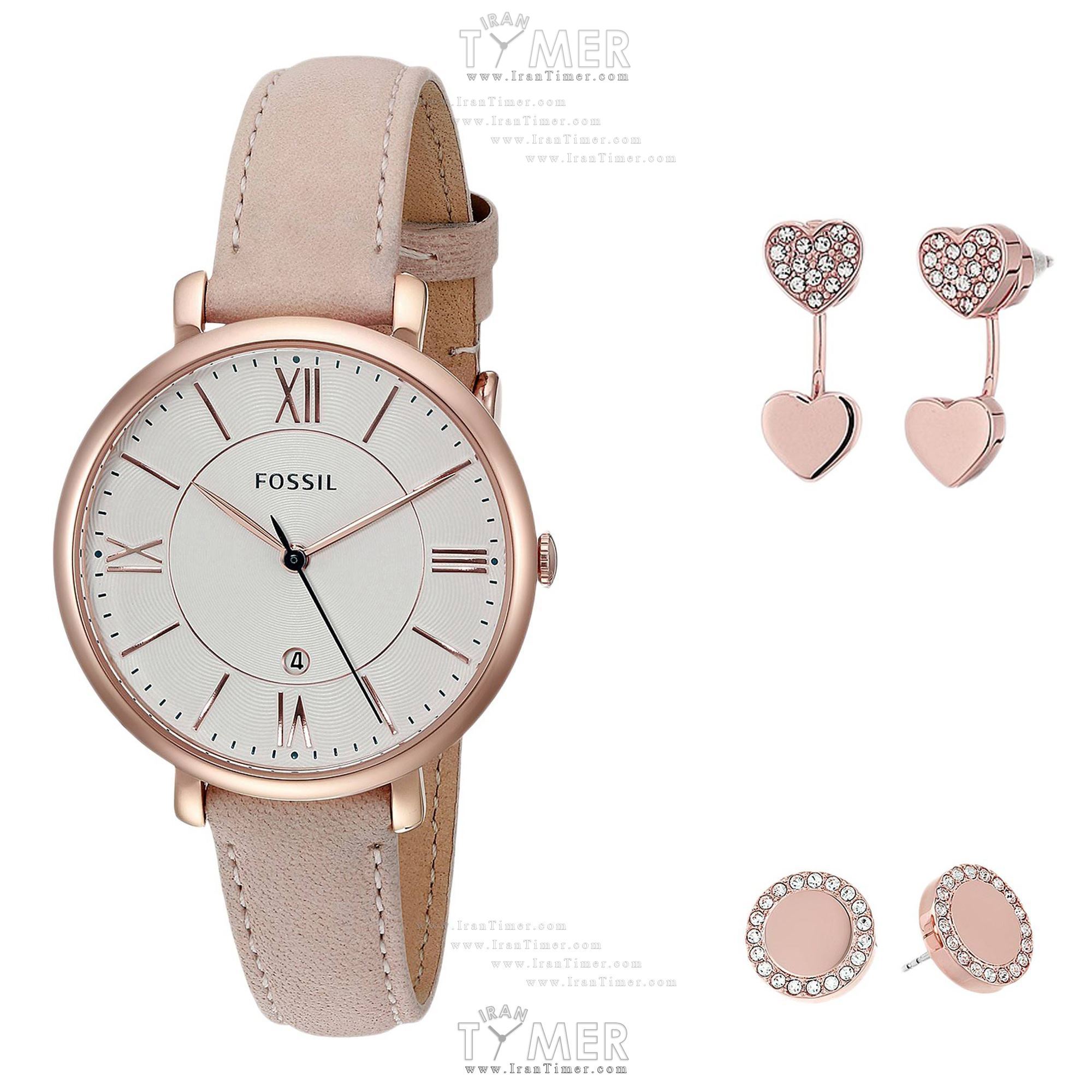 قیمت و خرید ساعت مچی زنانه فسیل(FOSSIL) مدل ES4202SET کلاسیک | اورجینال و اصلی