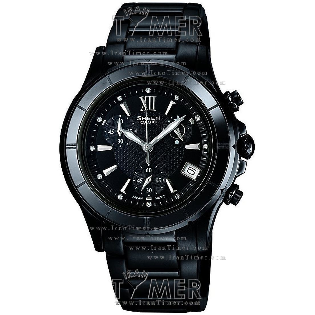 قیمت و خرید ساعت مچی زنانه کاسیو (CASIO) شین مدل SHE-5516BD-1ADR کلاسیک فشن | اورجینال و اصلی