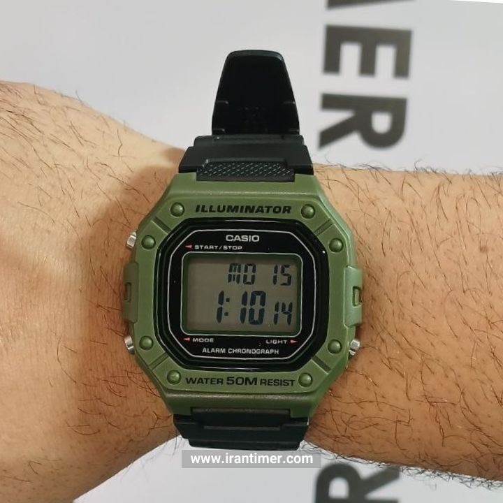 قیمت و خرید ساعت مچی مردانه زنانه کاسیو (CASIO) جنرال مدل W-218H-3AVDF اسپرت | اورجینال و اصلی