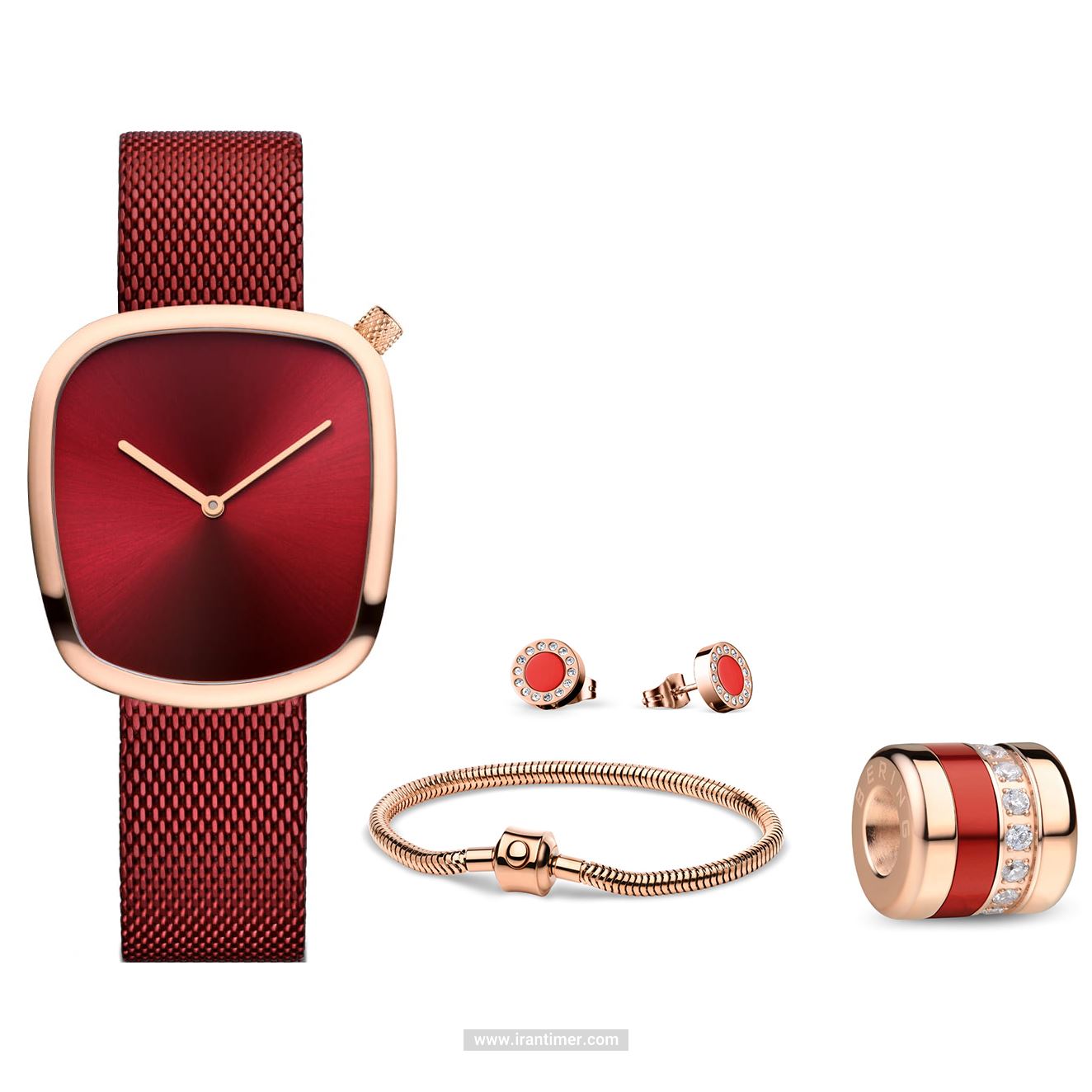 قیمت و خرید ساعت مچی زنانه برینگ(BERING) مدل BXMAS-SET-RED فشن | اورجینال و اصلی