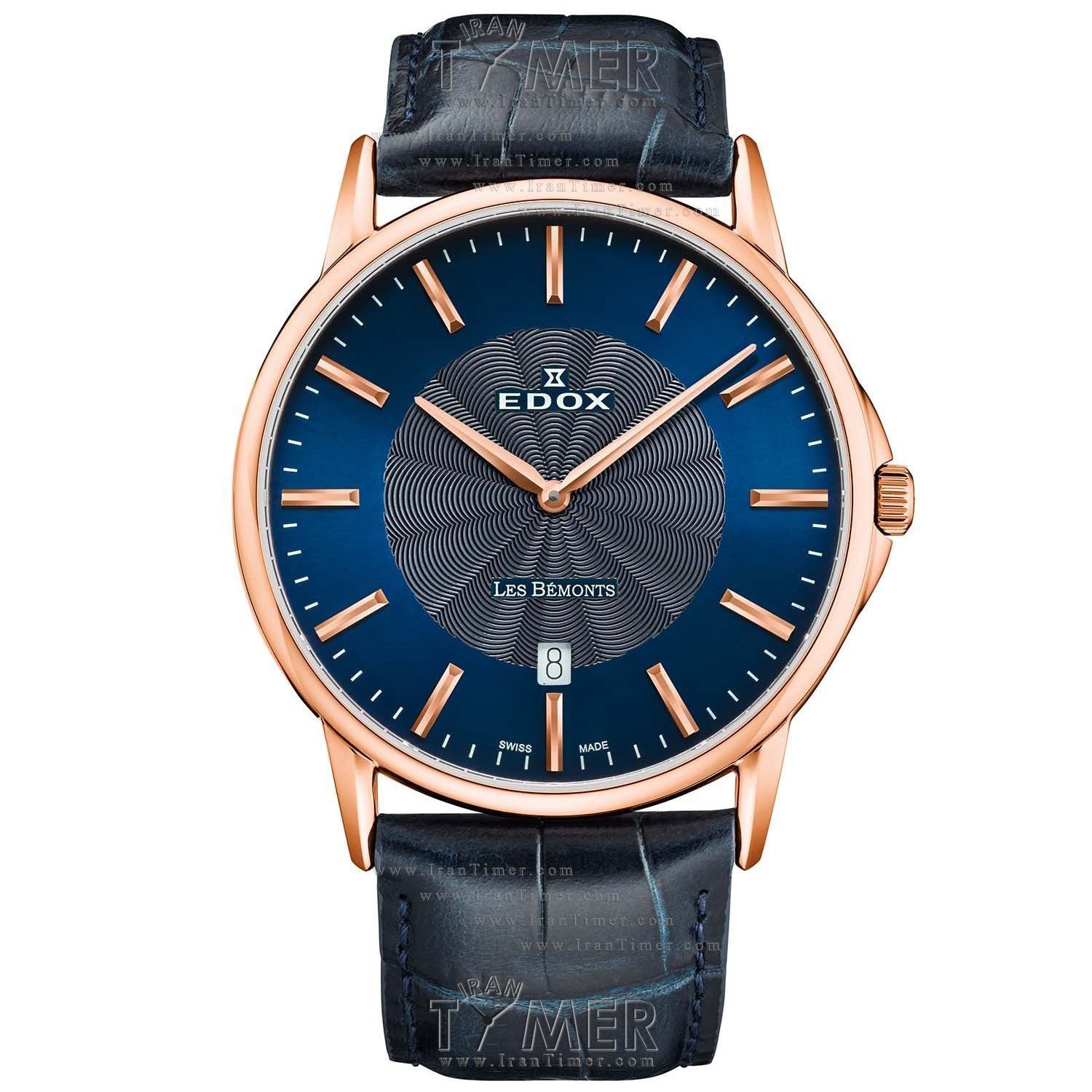 قیمت و خرید ساعت مچی مردانه ادُکس(EDOX) مدل 5600137RBUIR کلاسیک | اورجینال و اصلی