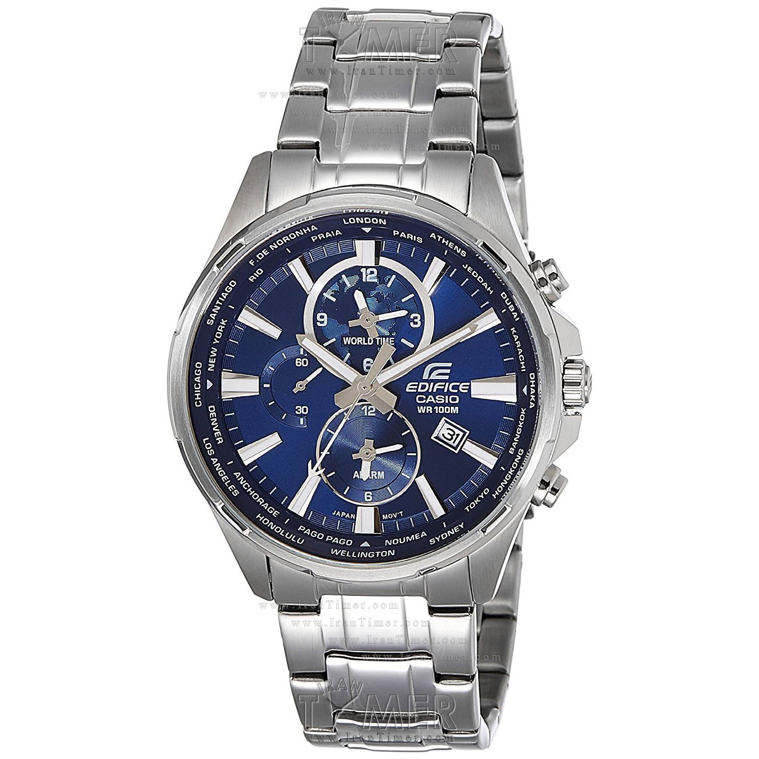 قیمت و خرید ساعت مچی مردانه کاسیو (CASIO) ادیفس(ادیفایس) مدل EFR-304D-2AVUDF کلاسیک اسپرت | اورجینال و اصلی