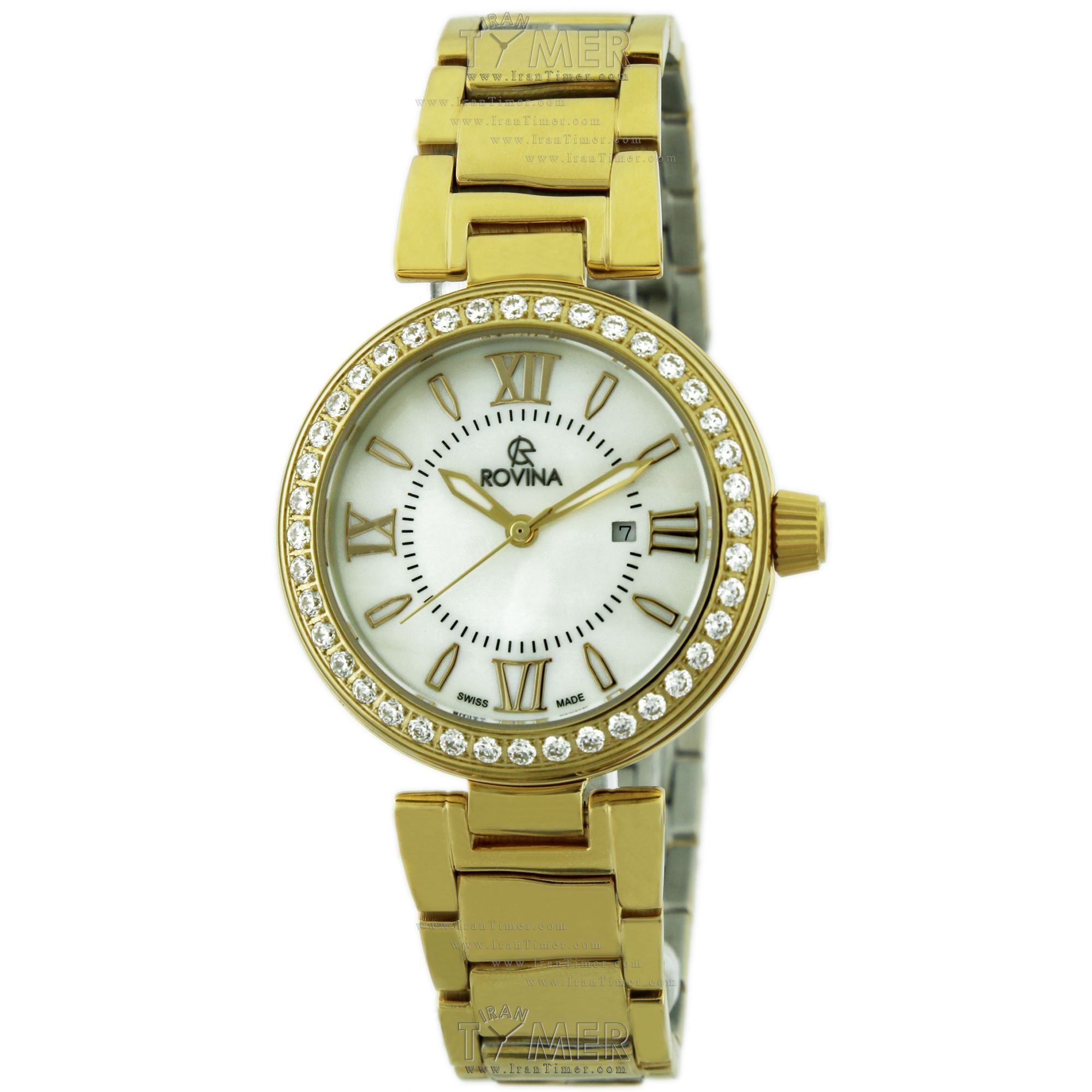 قیمت و خرید ساعت مچی زنانه رُوینا(ROVINA) مدل 29106L3BW کلاسیک فشن | اورجینال و اصلی