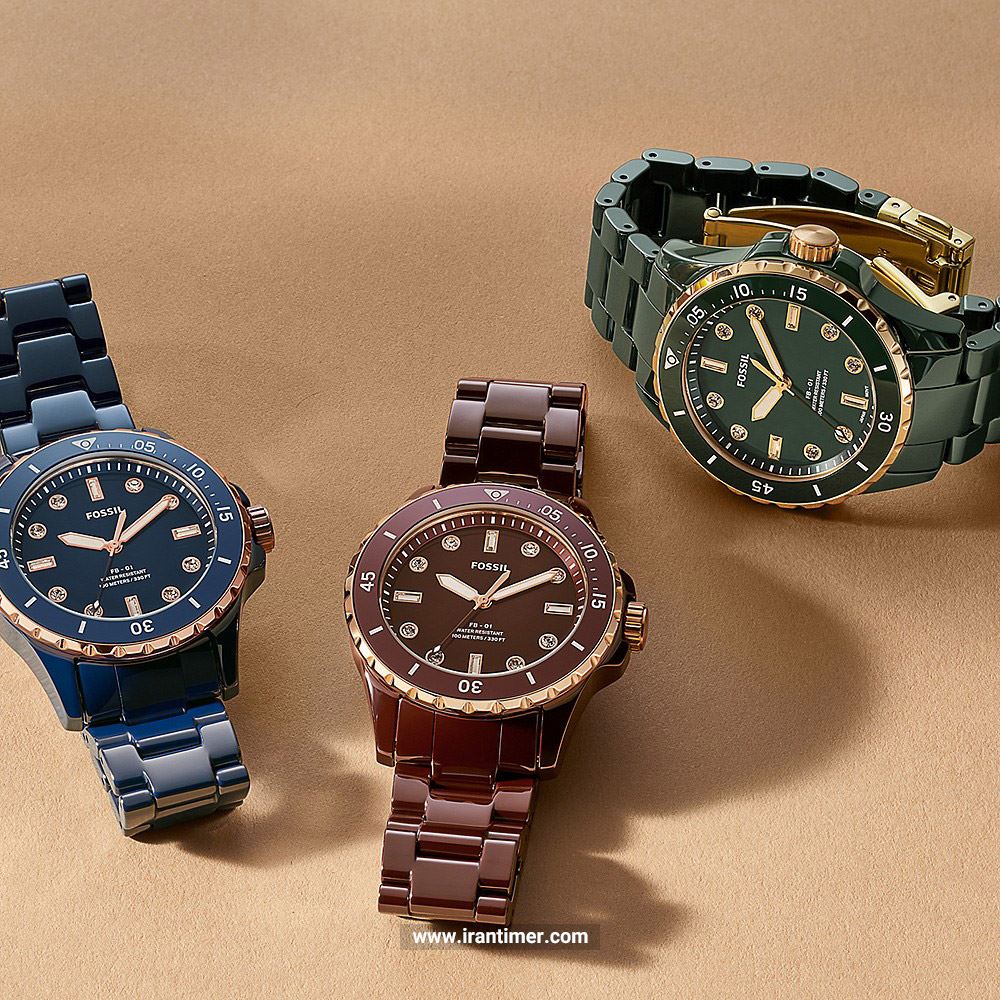 قیمت و خرید ساعت مچی زنانه فسیل(FOSSIL) مدل CE1124 کلاسیک | اورجینال و اصلی