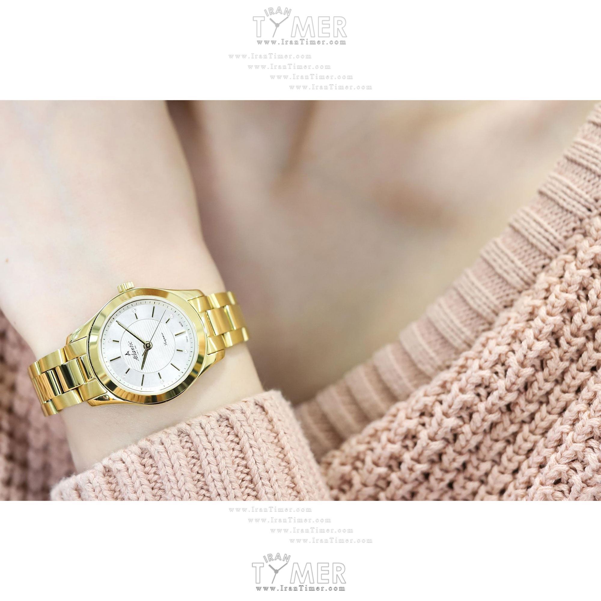 قیمت و خرید ساعت مچی زنانه آتلانتیک(ATLANTIC) مدل AC-20335.45.21 کلاسیک | اورجینال و اصلی