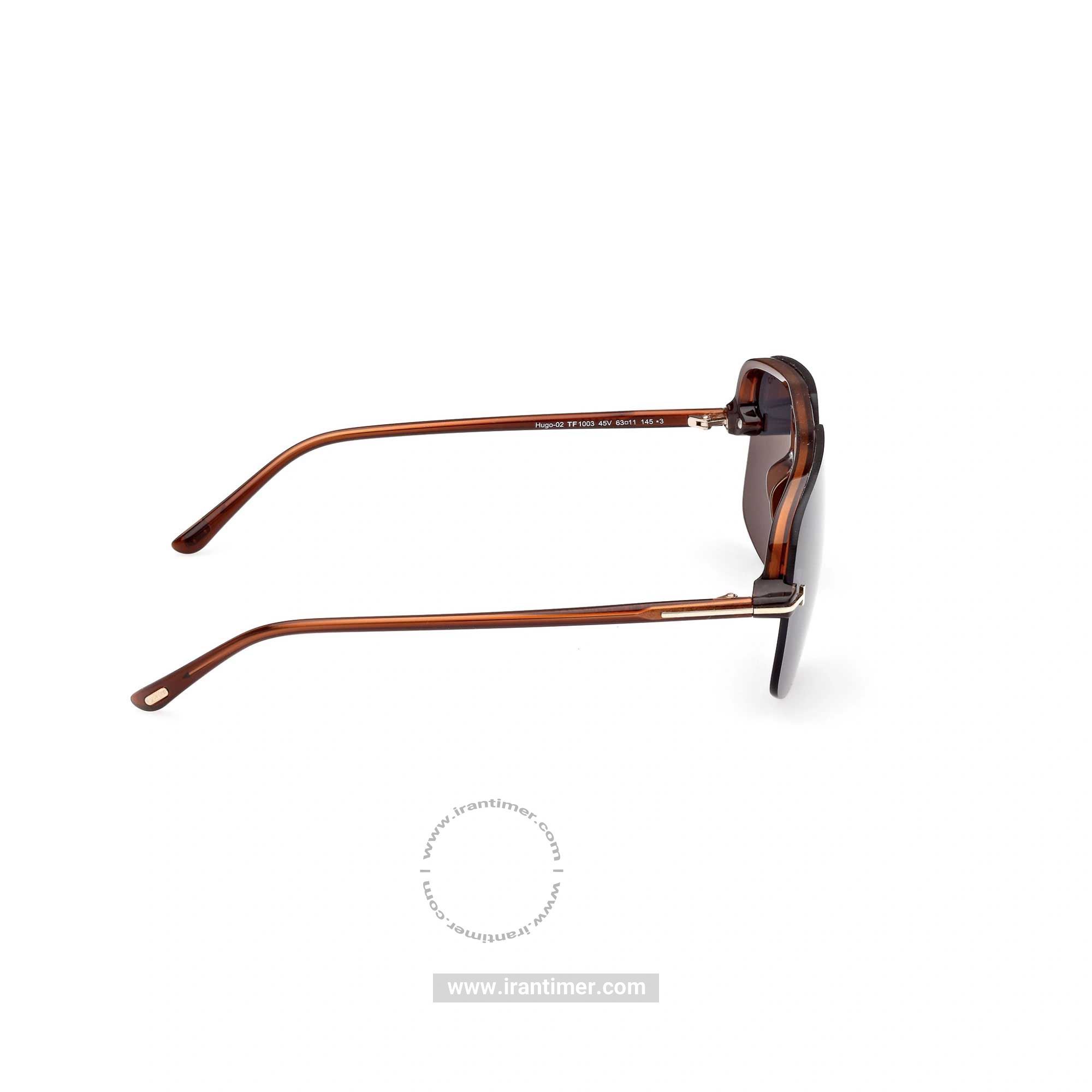 قیمت و خرید عینک آفتابی مردانه خلبانی (TOM FORD) مدل FT 1003 45V 63 | اورجینال و اصلی