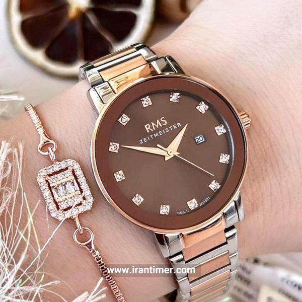 قیمت و خرید ساعت مچی زنانه آر ام اس زیمستر(RMS ZEITMEISTER) مدل RMS.1.AG1501.02 فشن | اورجینال و اصلی