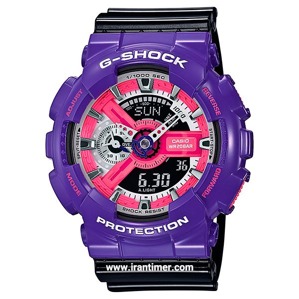 قیمت و خرید ساعت مچی مردانه کاسیو (CASIO) جی شاک مدل GA-110NC-6ADR اسپرت | اورجینال و اصلی