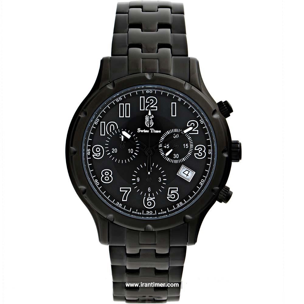قیمت و خرید ساعت مچی مردانه سوئیس تایم(SWISS TIME) مدل ST M812-Blk کلاسیک | اورجینال و اصلی