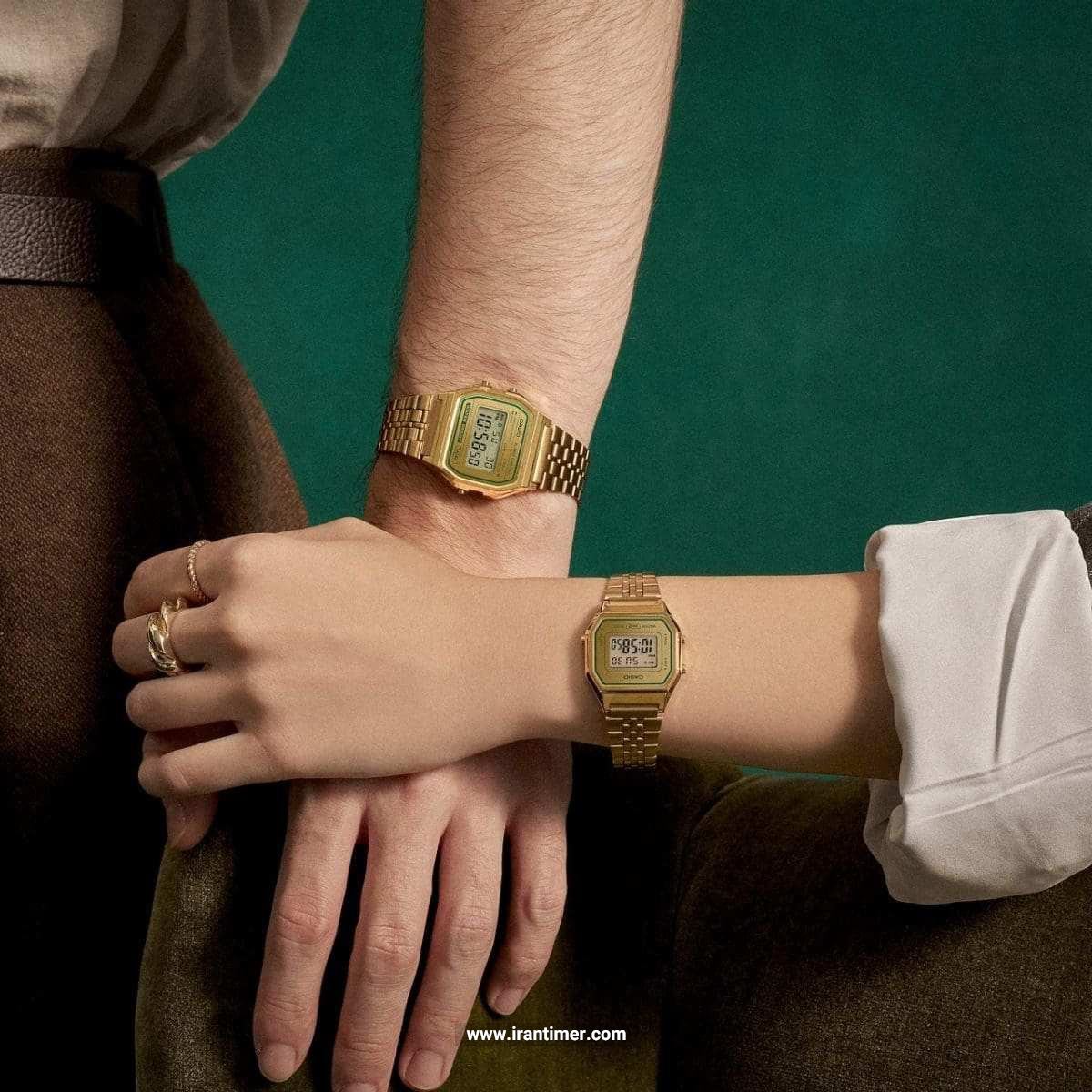 قیمت و خرید ساعت مچی مردانه زنانه کاسیو (CASIO) مدل A158WEGV-9ADF اسپرت | اورجینال و اصلی