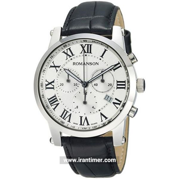 قیمت و خرید ساعت مچی مردانه رومانسون(ROMANSON) مدل TL0334PM1WB15B-W کلاسیک | اورجینال و اصلی