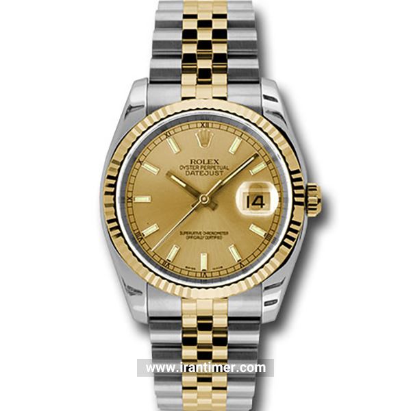 قیمت و خرید ساعت مچی مردانه رولکس(Rolex) مدل 116233 CHSJ GOLD کلاسیک | اورجینال و اصلی