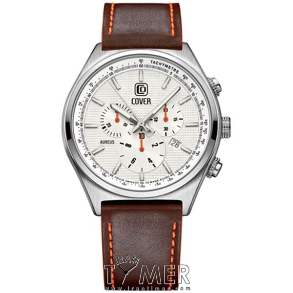 قیمت و خرید ساعت مچی مردانه کاور(COVER) مدل CO165.ST2LBR کلاسیک | اورجینال و اصلی