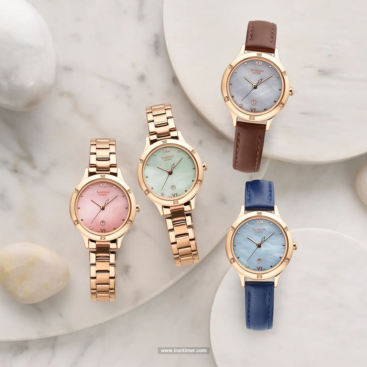 قیمت و خرید ساعت مچی زنانه کاسیو (CASIO) شین مدل SHE-4546PGL-2AUDF فشن | اورجینال و اصلی