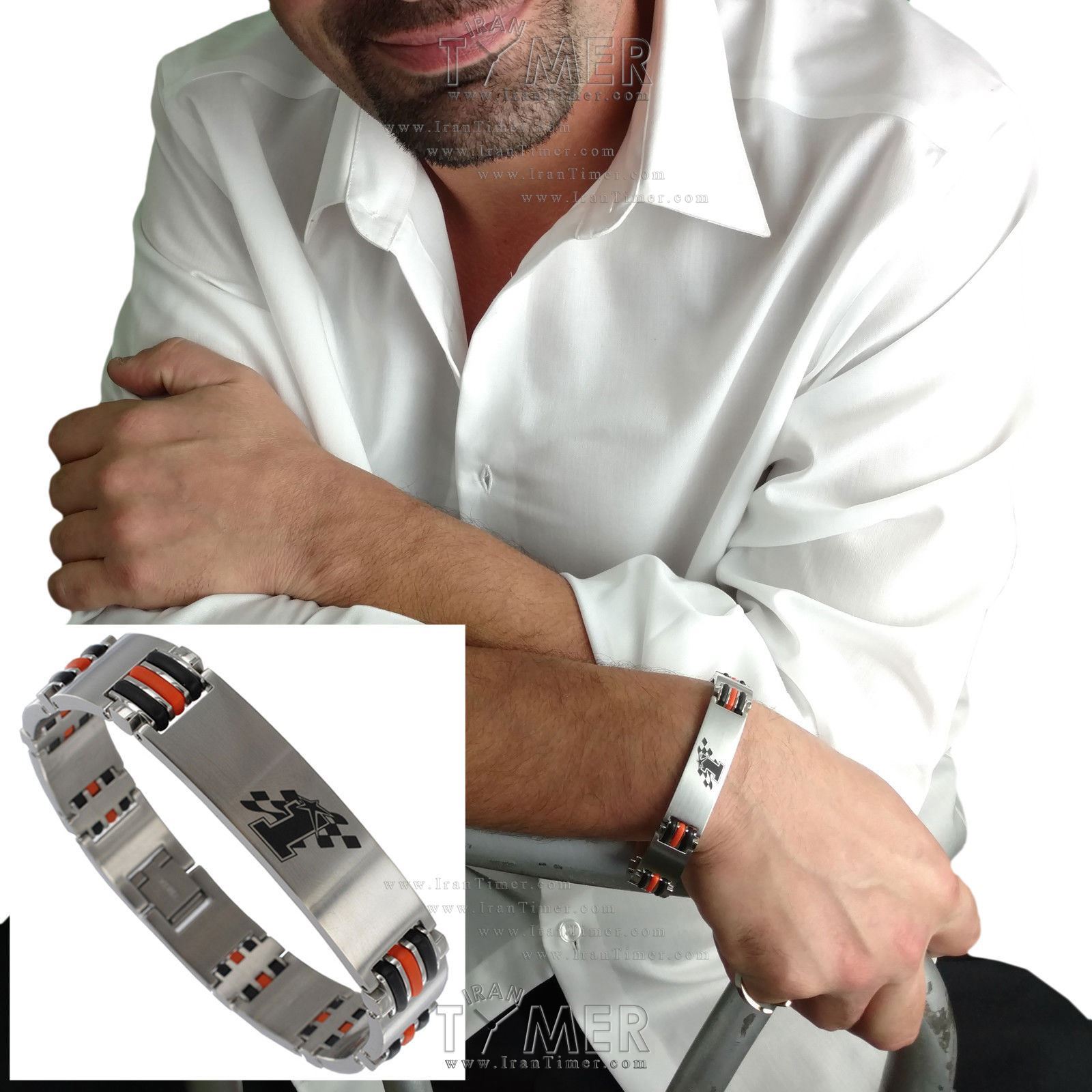 قیمت و خرید دستبند باز مردانه روشه(ROCHET) مدل ZB31980 کلاسیک | اورجینال و اصلی