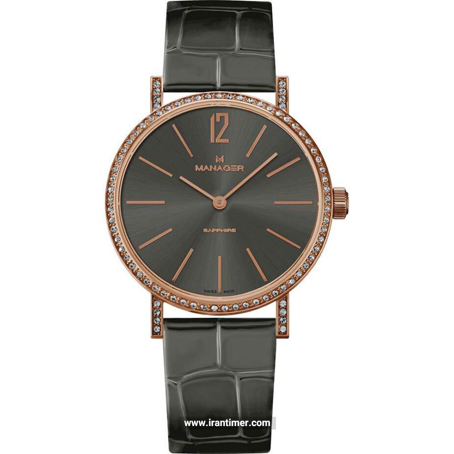 قیمت و خرید ساعت مچی زنانه منیجر(MANAGER) مدل MAN-PA-05-RL فشن | اورجینال و اصلی