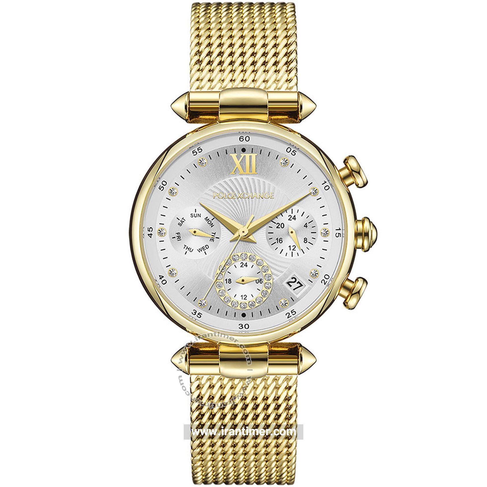قیمت و خرید ساعت مچی زنانه پولو اکسچنج(POLO EXCHANGE) مدل PX919-08 فشن | اورجینال و اصلی