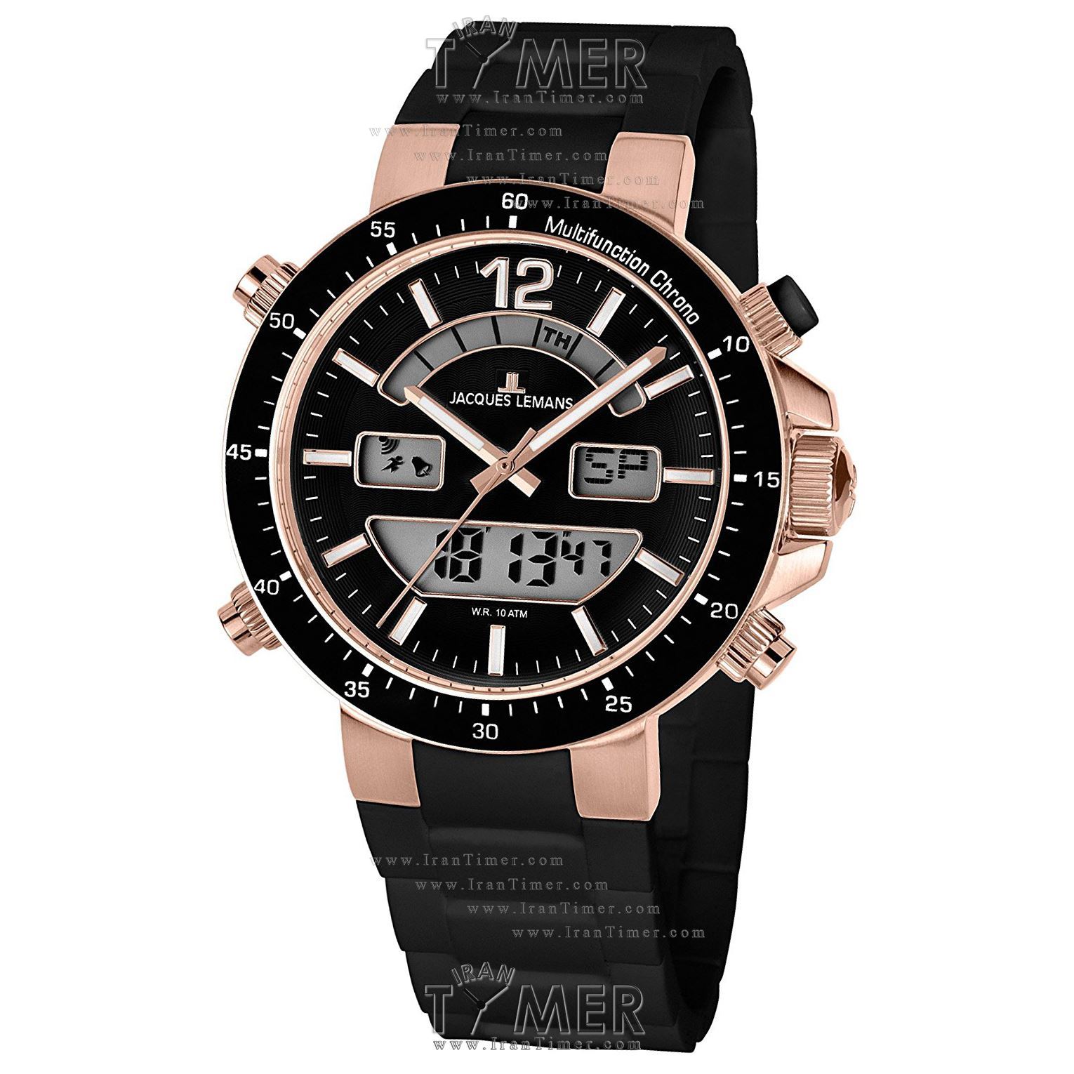 قیمت و خرید ساعت مچی مردانه ژاک لمن(JACQUES LEMANS) مدل 1-1712Y اسپرت | اورجینال و اصلی