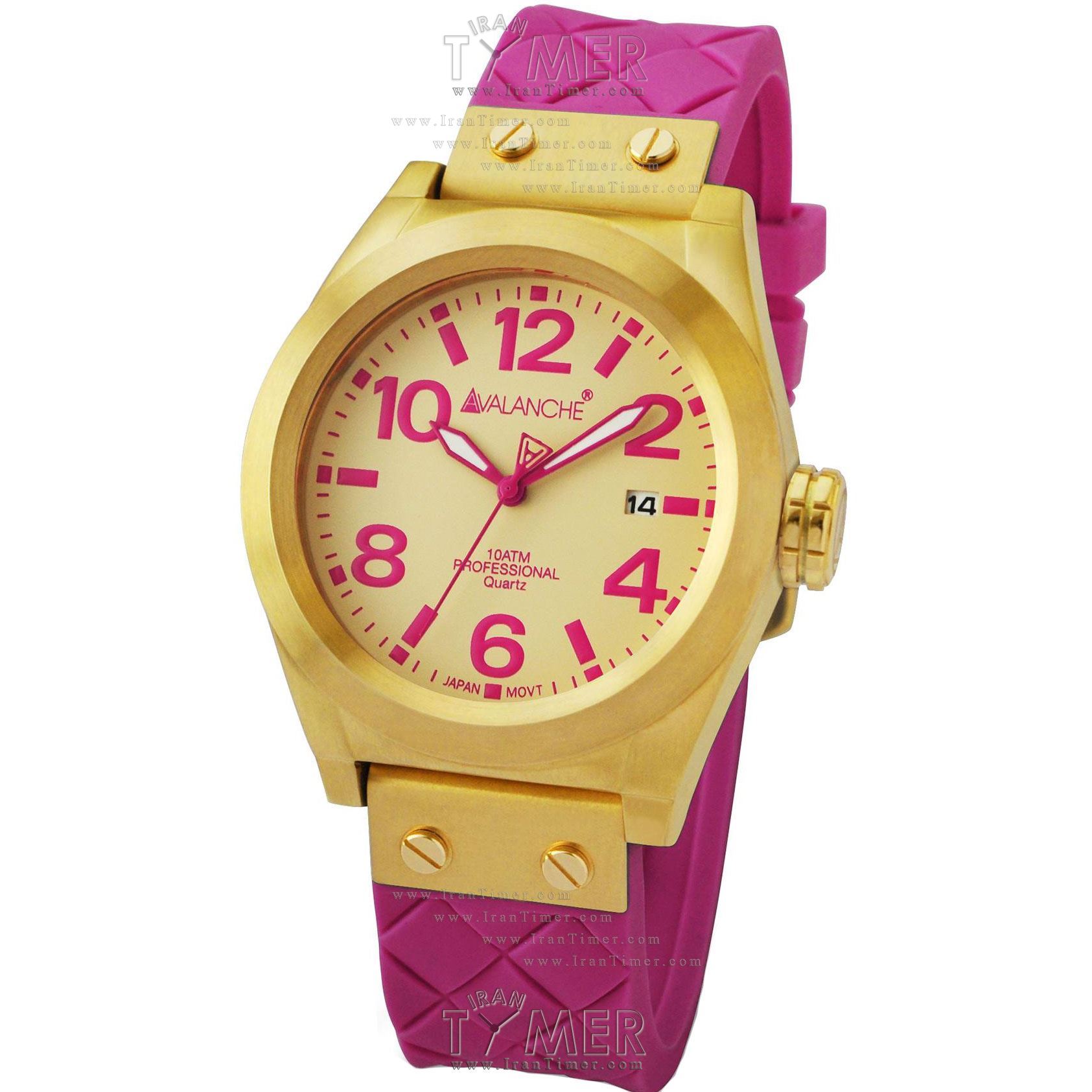 قیمت و خرید ساعت مچی زنانه اولانچ(AVALANCHE) مدل AV1028PKGD اسپرت | اورجینال و اصلی