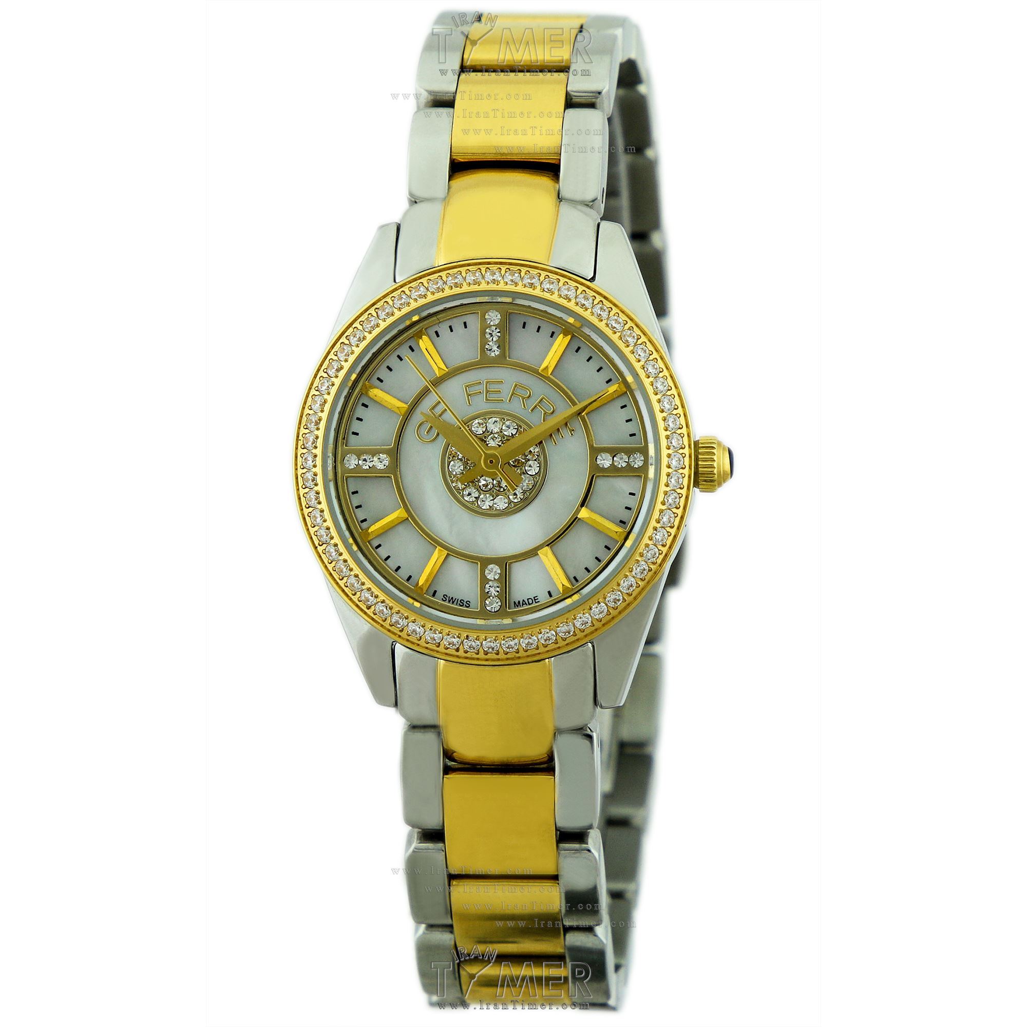 قیمت و خرید ساعت مچی زنانه جی اف فره(GF FERRE) مدل GF.TG328.1 کلاسیک فشن | اورجینال و اصلی