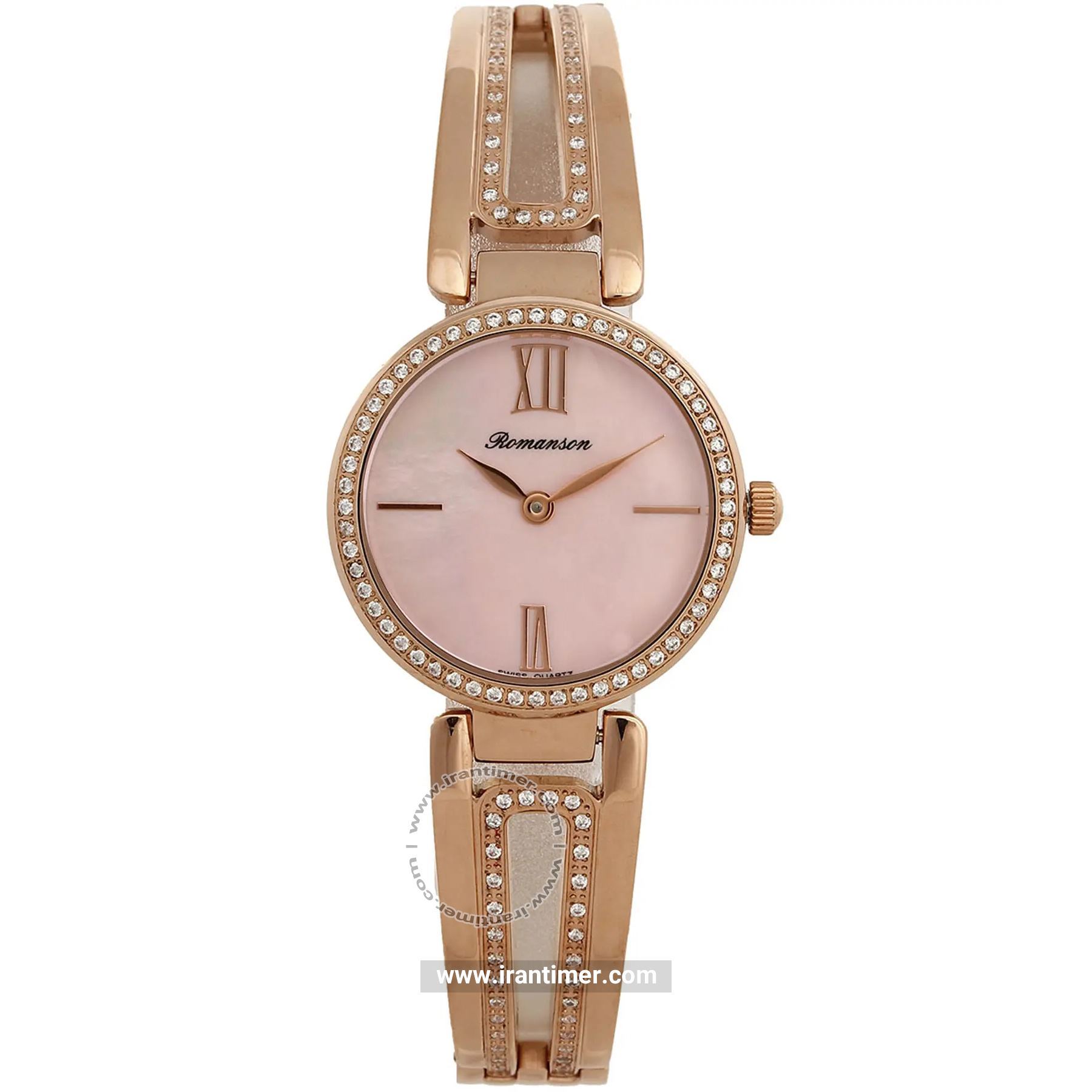 قیمت و خرید ساعت مچی زنانه رومانسون(ROMANSON) مدل RM7A02QLRRMER1-P فشن | اورجینال و اصلی