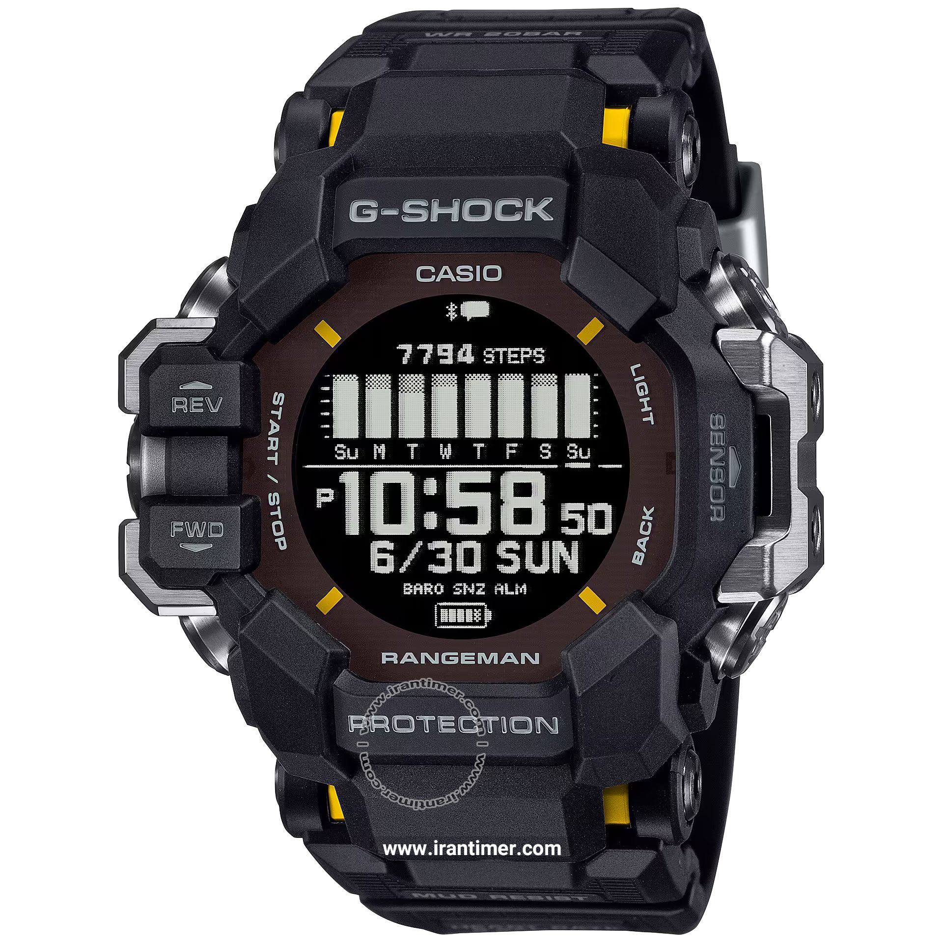 قیمت و خرید ساعت مچی مردانه کاسیو (CASIO) جی شاک مدل GPR-H1000-1DR اسپرت | اورجینال و اصلی