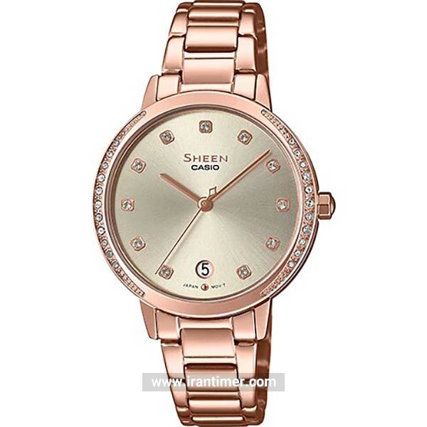 قیمت و خرید ساعت مچی زنانه کاسیو (CASIO) شین مدل SHE-4056PG-4AUDF کلاسیک | اورجینال و اصلی