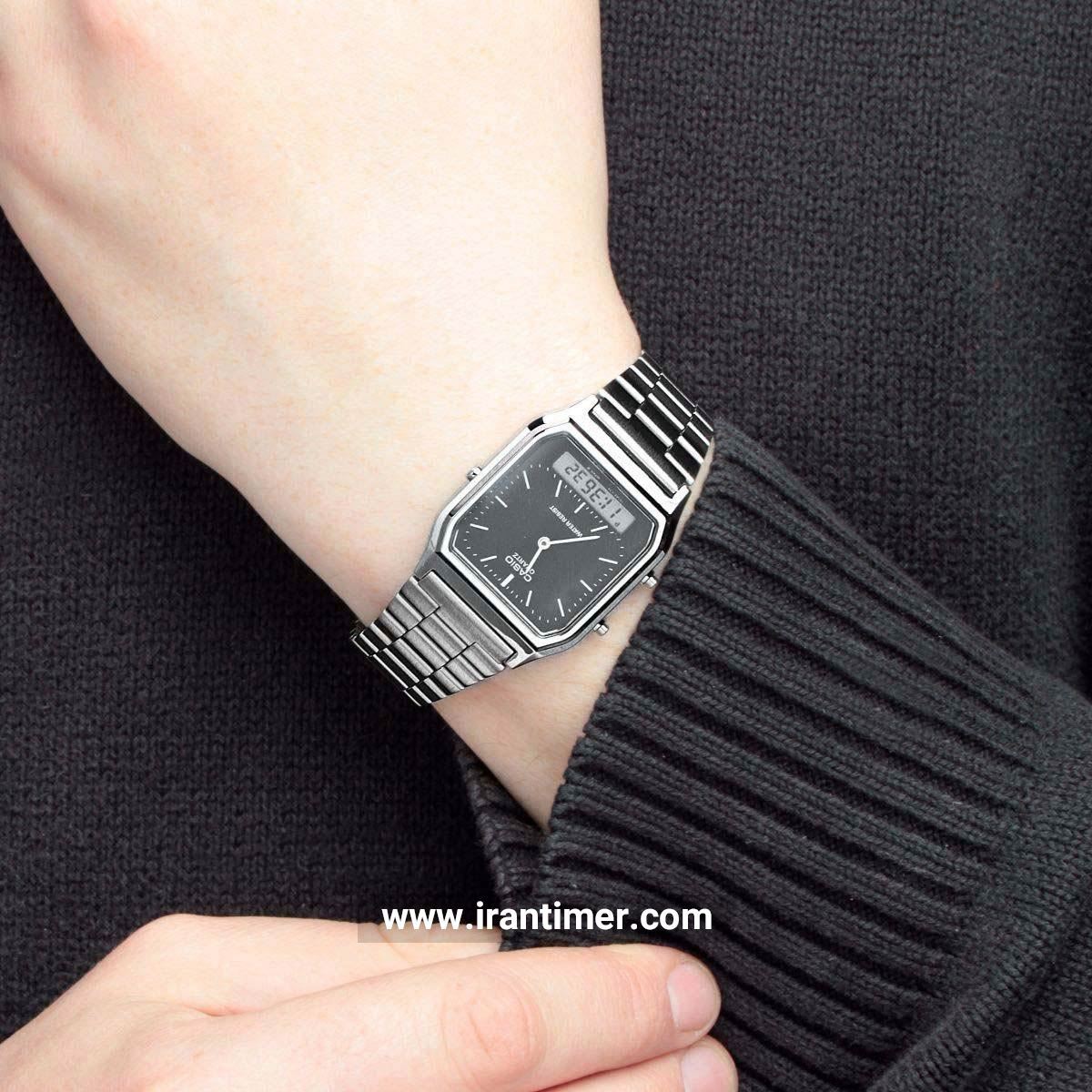 قیمت و خرید ساعت مچی مردانه زنانه کاسیو (CASIO) جنرال مدل AQ-230A-1DMQ کلاسیک | اورجینال و اصلی
