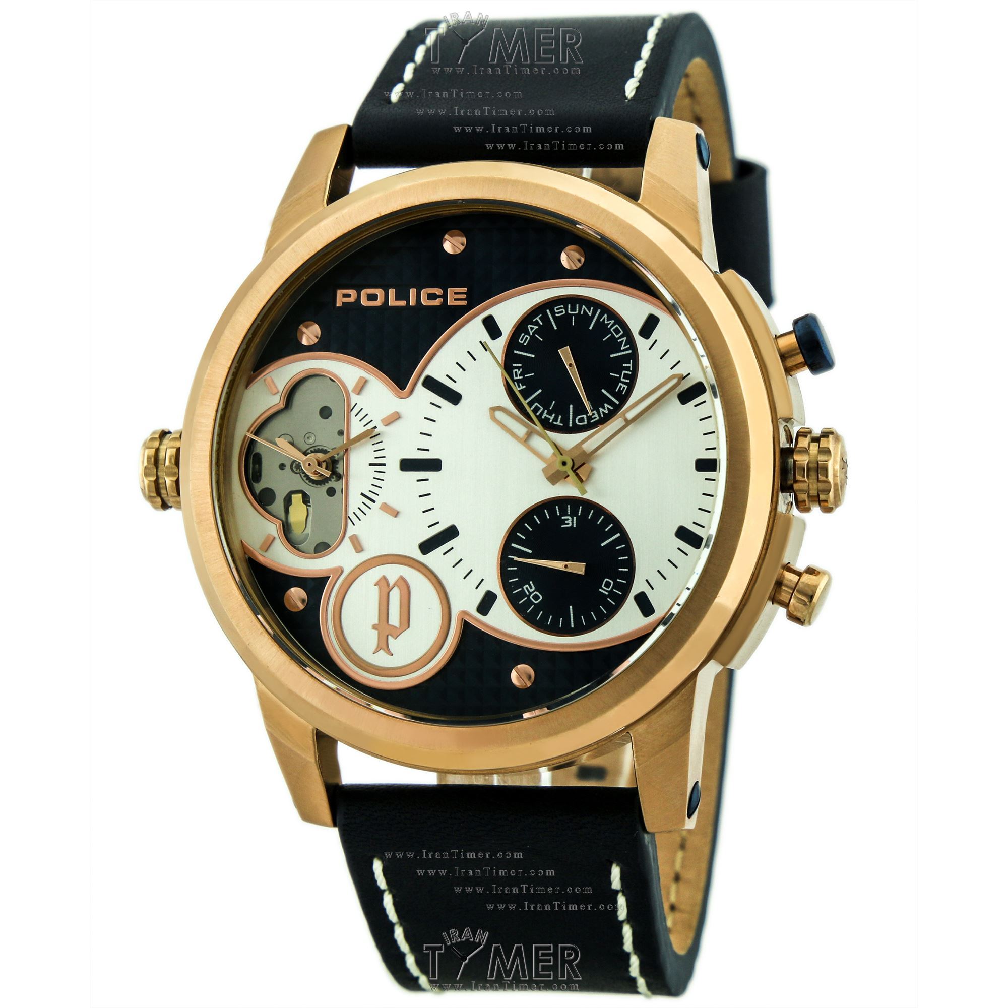 قیمت و خرید ساعت مچی مردانه پلیس(POLICE) مدل P14376JSR-03 کلاسیک اسپرت | اورجینال و اصلی