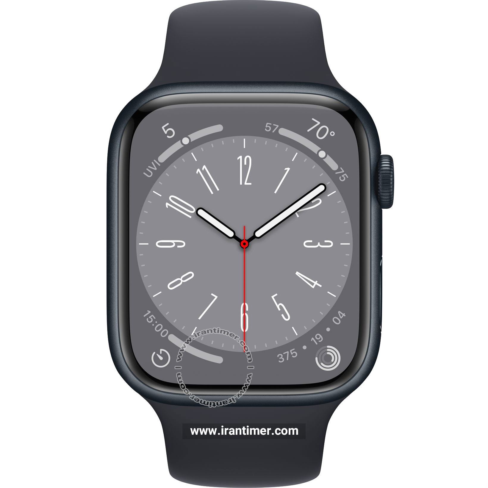 قیمت و خرید ساعت مچی مردانه زنانه اپل واچ(Apple Watch) مدل Series 8 45mm-Black اسپرت | اورجینال و اصلی