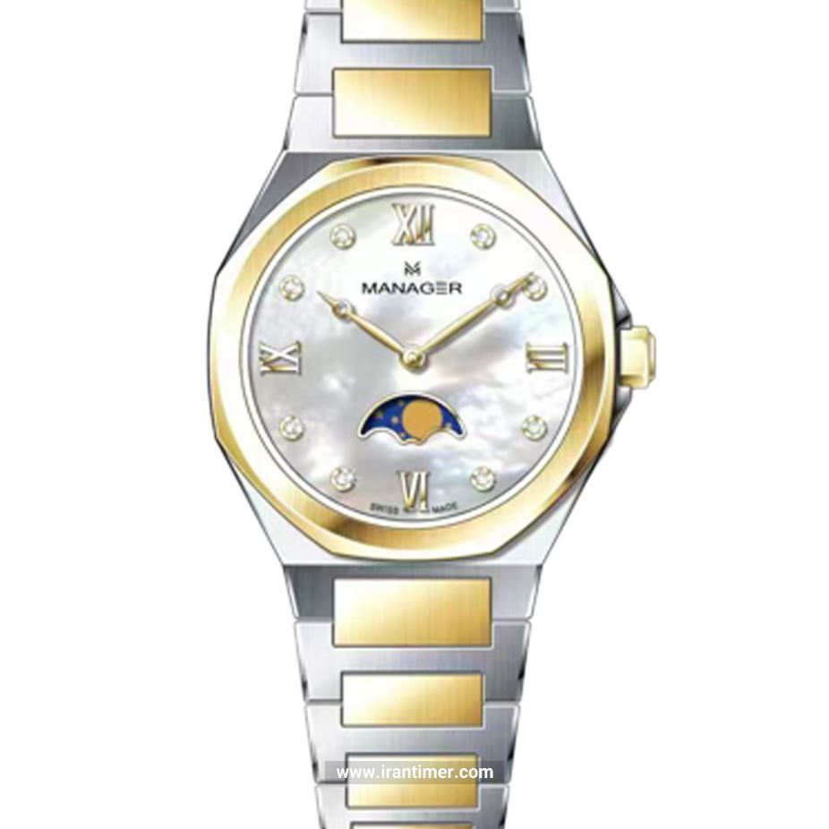 قیمت و خرید ساعت مچی زنانه منیجر(MANAGER) مدل MAN-MP-60-BGM کلاسیک | اورجینال و اصلی