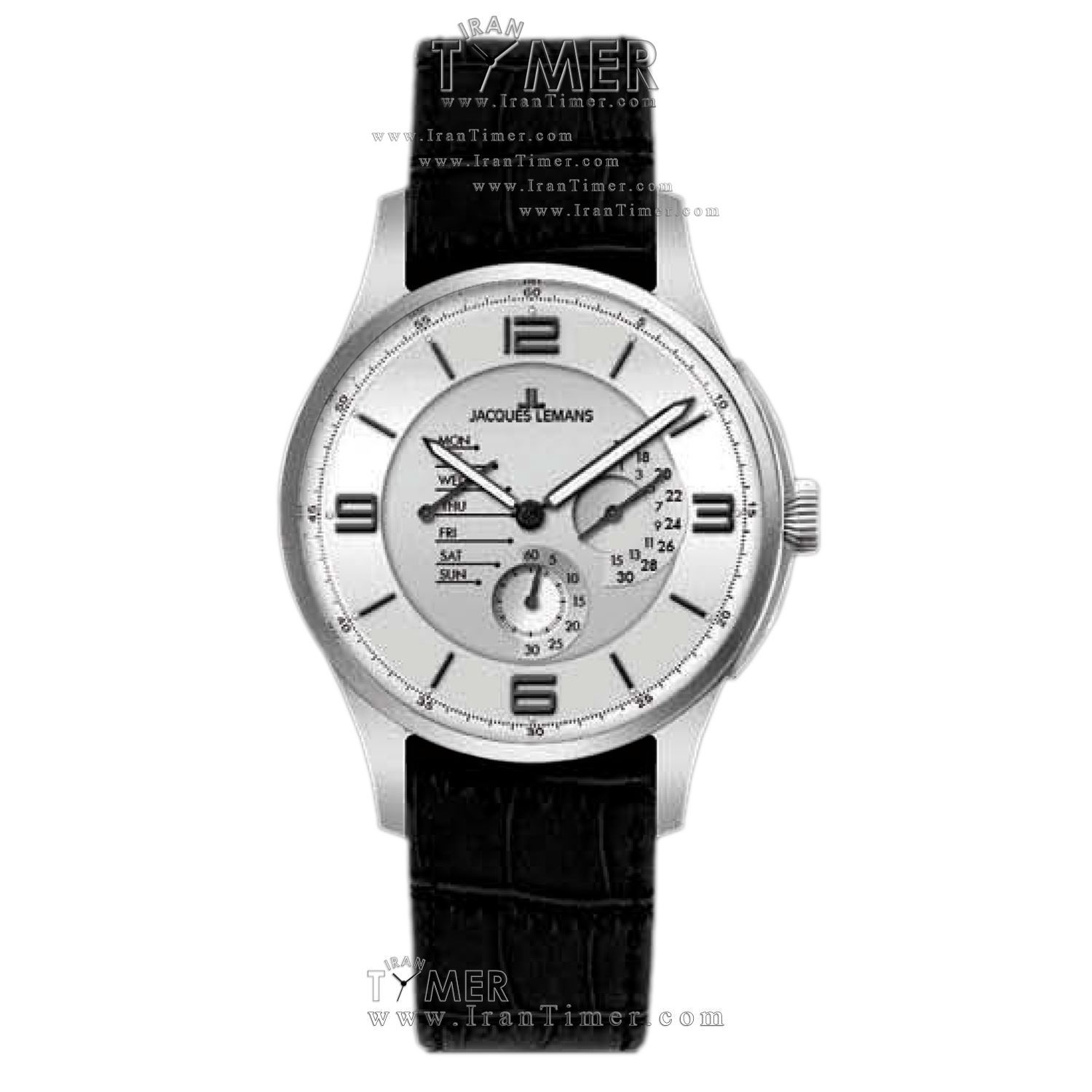 قیمت و خرید ساعت مچی مردانه ژاک لمن(JACQUES LEMANS) مدل 1-1671B کلاسیک | اورجینال و اصلی
