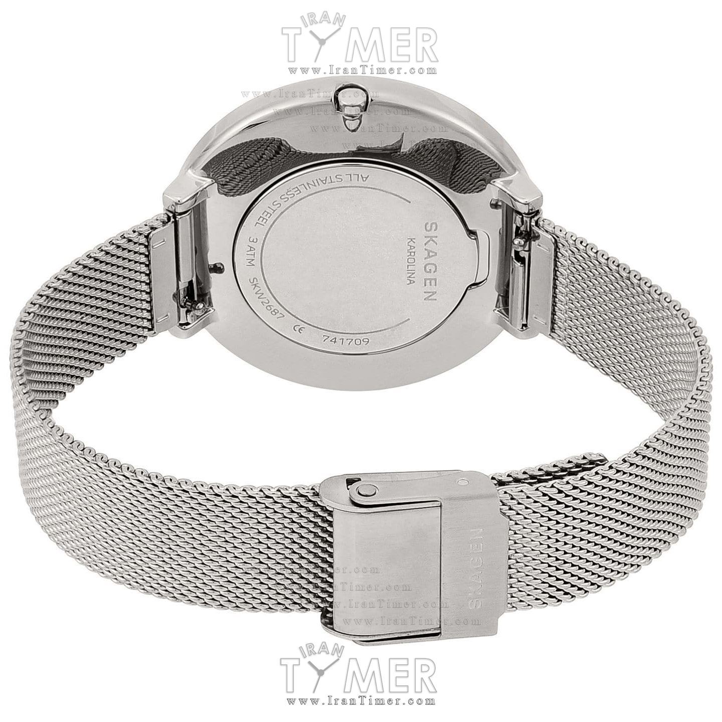 قیمت و خرید ساعت مچی زنانه اسکاگن(SKAGEN) مدل SKW2687 کلاسیک | اورجینال و اصلی