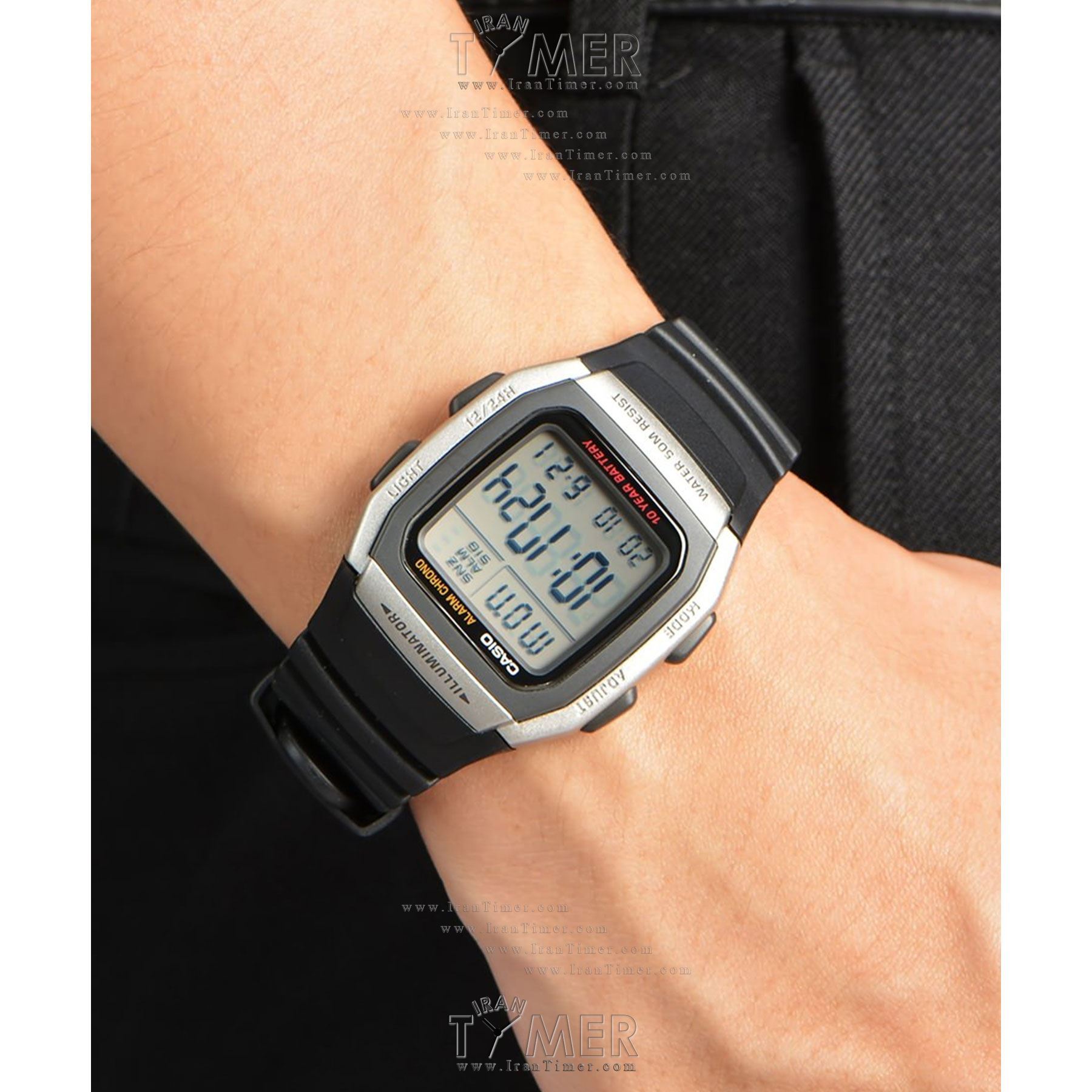 قیمت و خرید ساعت مچی مردانه کاسیو (CASIO) جنرال مدل W-96H-1AVDF اسپرت | اورجینال و اصلی