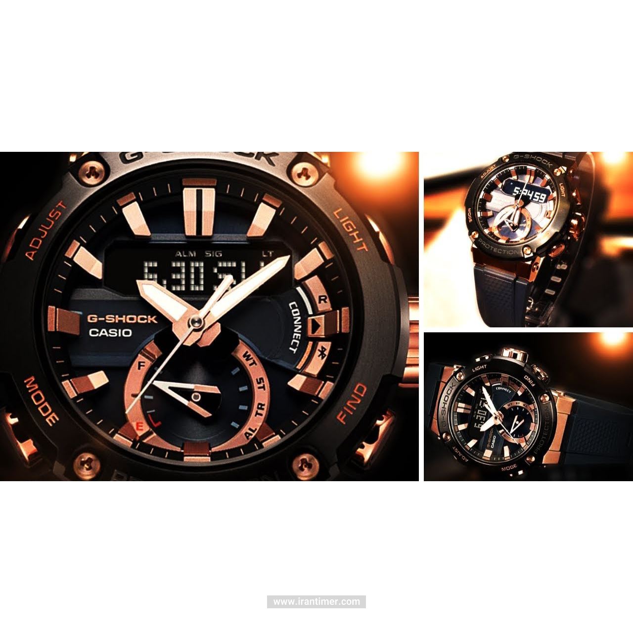 قیمت و خرید ساعت مچی مردانه کاسیو (CASIO) جی شاک مدل GST-B200G-2ADR اسپرت | اورجینال و اصلی