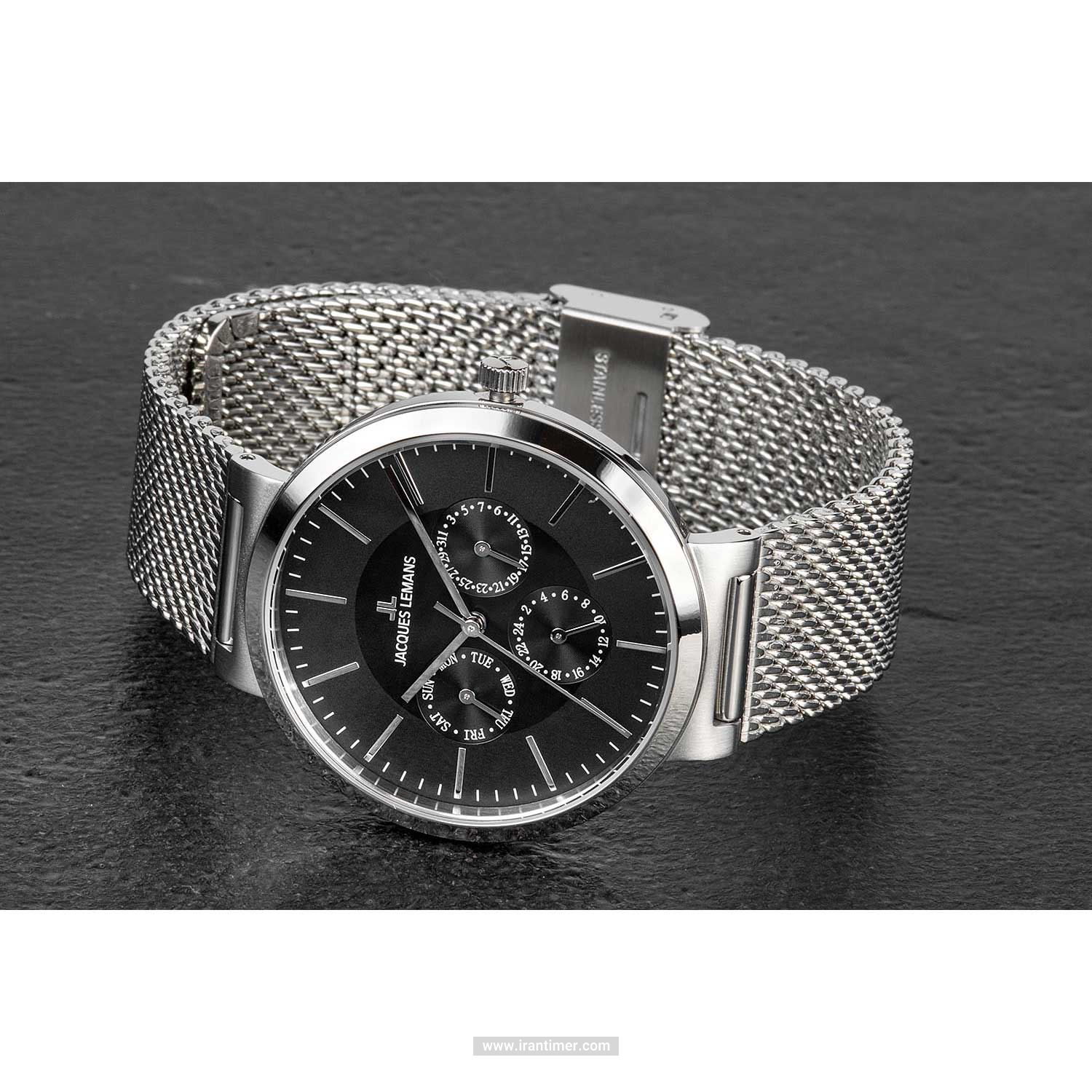 قیمت و خرید ساعت مچی مردانه زنانه ژاک لمن(JACQUES LEMANS) مدل 1-1950F کلاسیک | اورجینال و اصلی