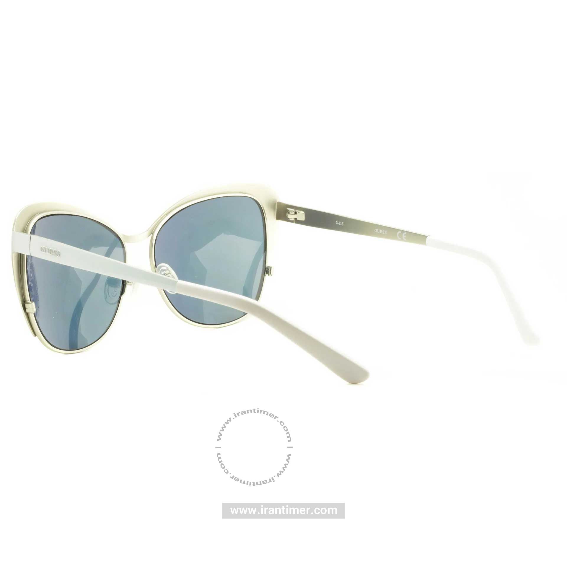 قیمت و خرید عینک آفتابی زنانه کلاسیک (guess) مدل GU 7422 21Z 58 | اورجینال و اصلی