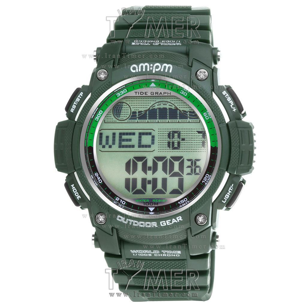 قیمت و خرید ساعت مچی مردانه ای ام پی ام(AM:PM) مدل PC168-G410 اسپرت | اورجینال و اصلی