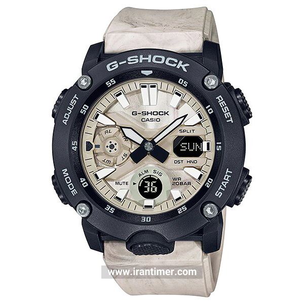 قیمت و خرید ساعت مچی مردانه کاسیو (CASIO) جی شاک مدل GA-2000WM-1ADR اسپرت | اورجینال و اصلی