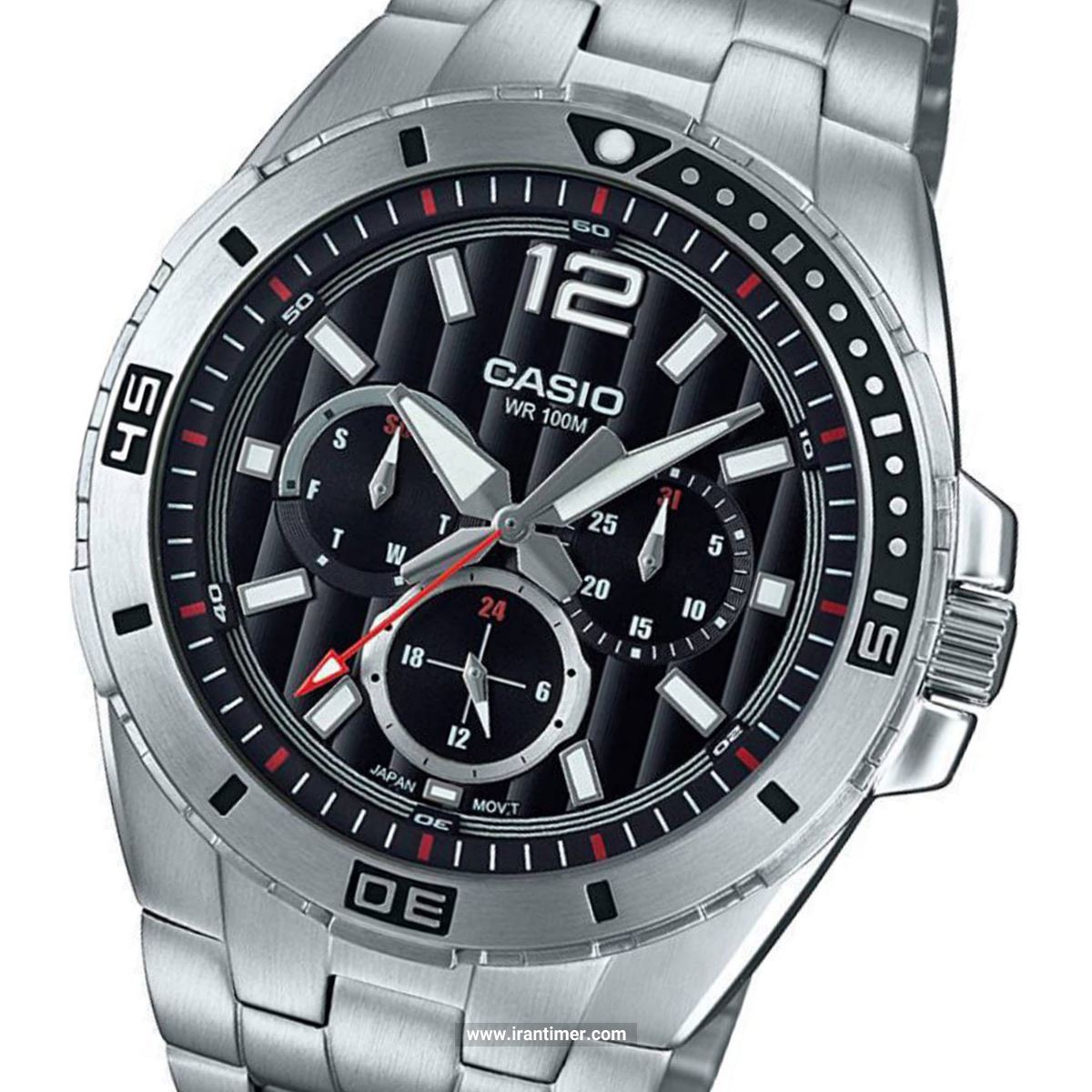 قیمت و خرید ساعت مچی مردانه کاسیو (CASIO) جنرال مدل MTD-1060D-1A2VDF کلاسیک | اورجینال و اصلی