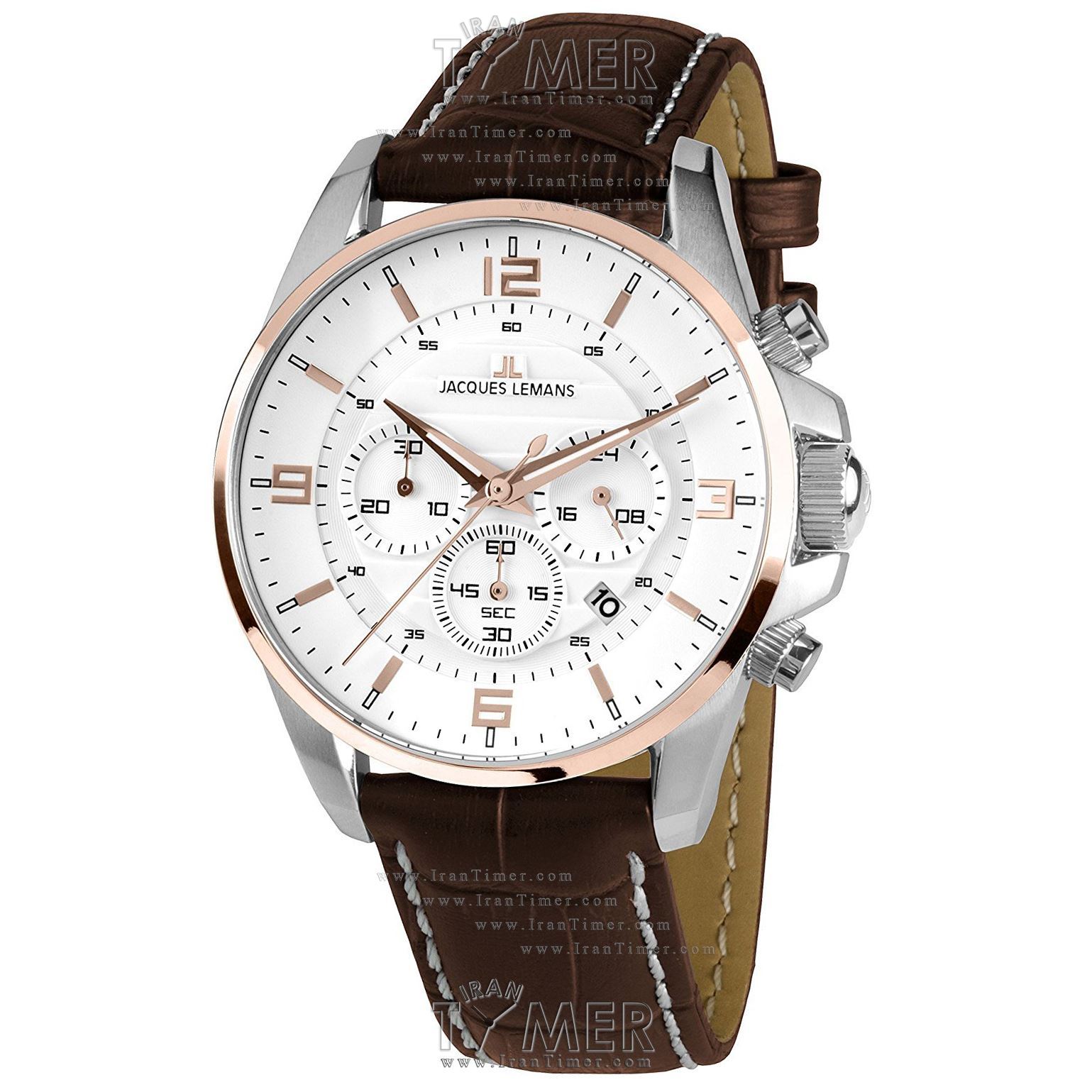 قیمت و خرید ساعت مچی مردانه ژاک لمن(JACQUES LEMANS) مدل 1-1857D کلاسیک اسپرت | اورجینال و اصلی