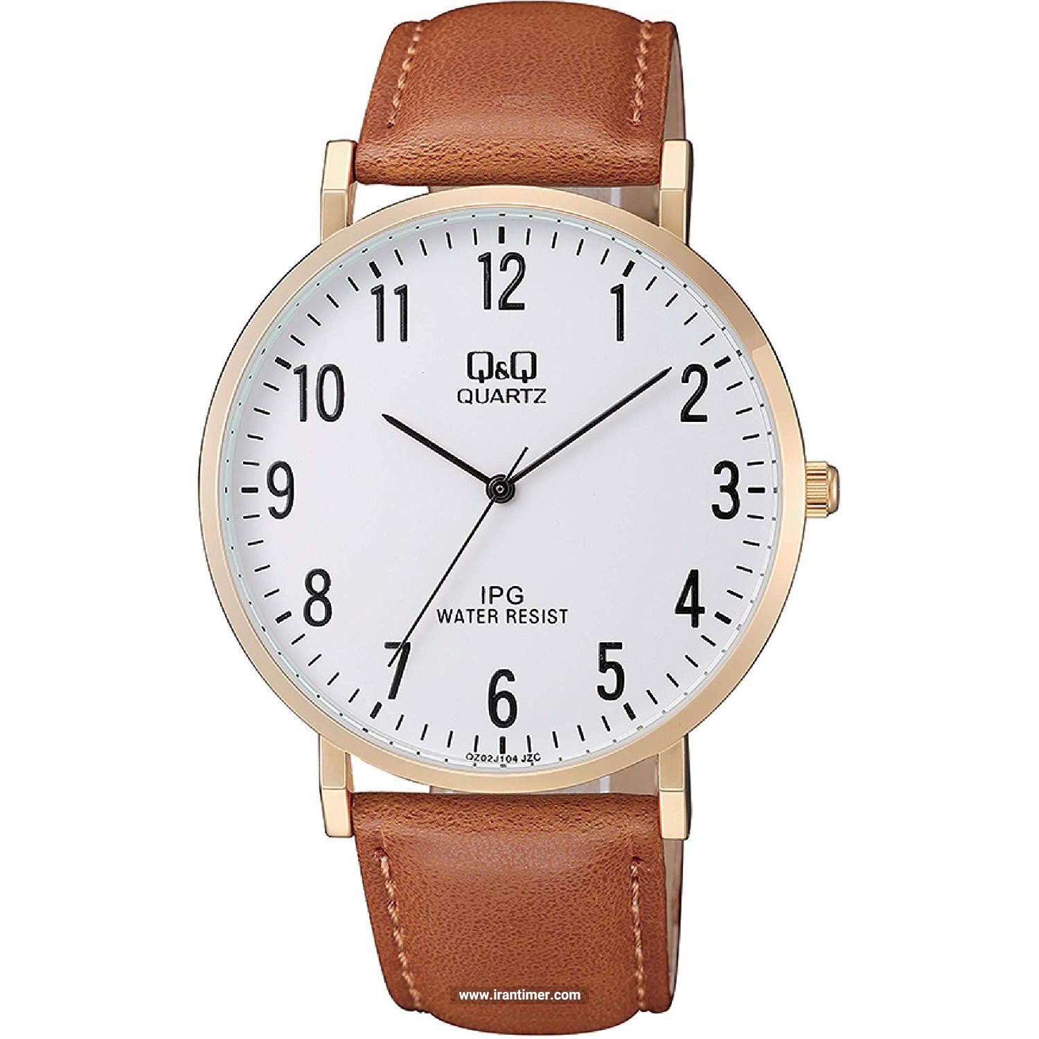 قیمت و خرید ساعت مچی مردانه کیو اند کیو(Q&Q) مدل QZ02J104Y کلاسیک | اورجینال و اصلی