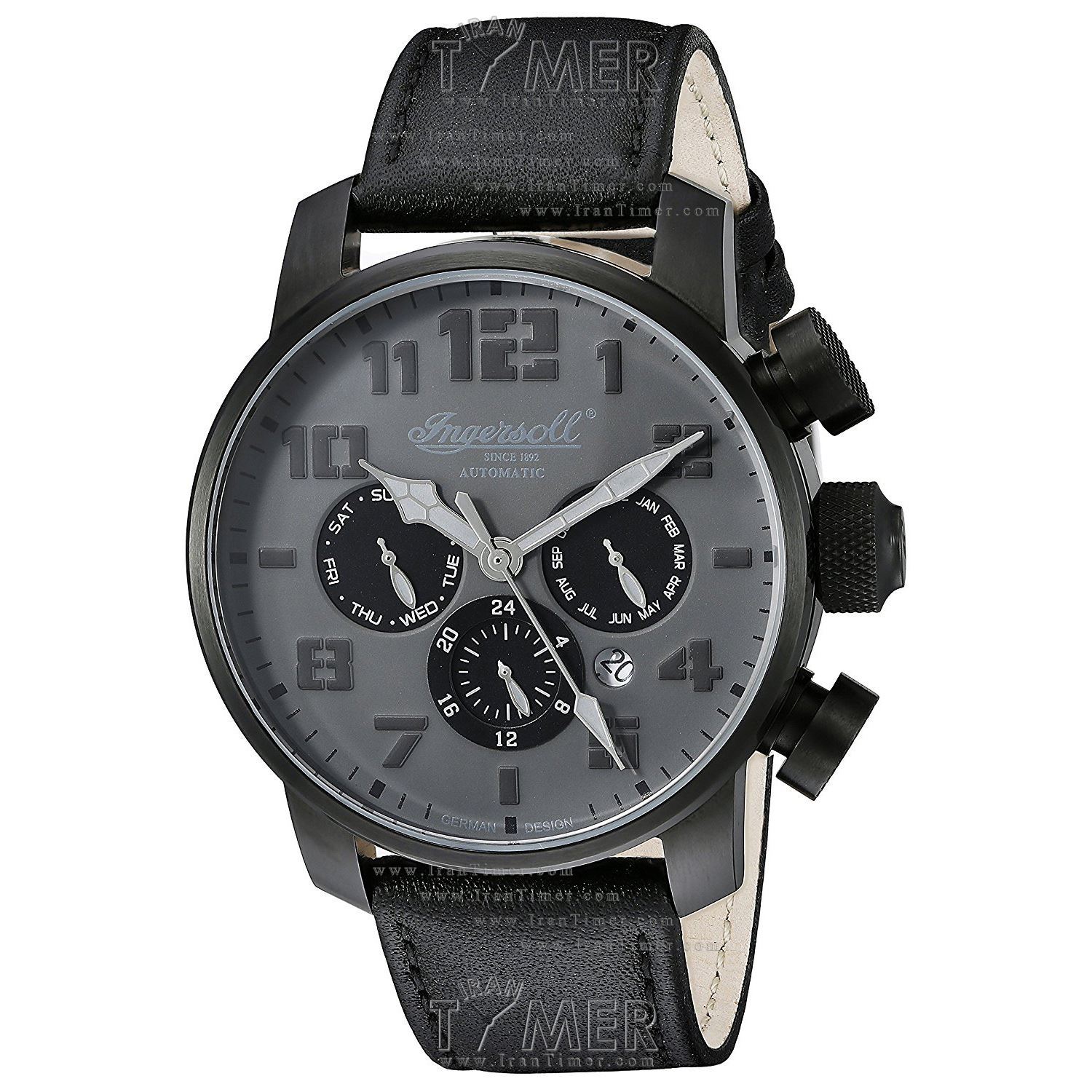 قیمت و خرید ساعت مچی مردانه اینگرسول(INGERSOLL) مدل IN1224BKGY کلاسیک | اورجینال و اصلی