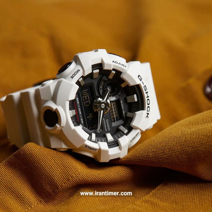 قیمت و خرید ساعت مچی مردانه کاسیو (CASIO) جی شاک مدل GA-700-7ADR اسپرت | اورجینال و اصلی