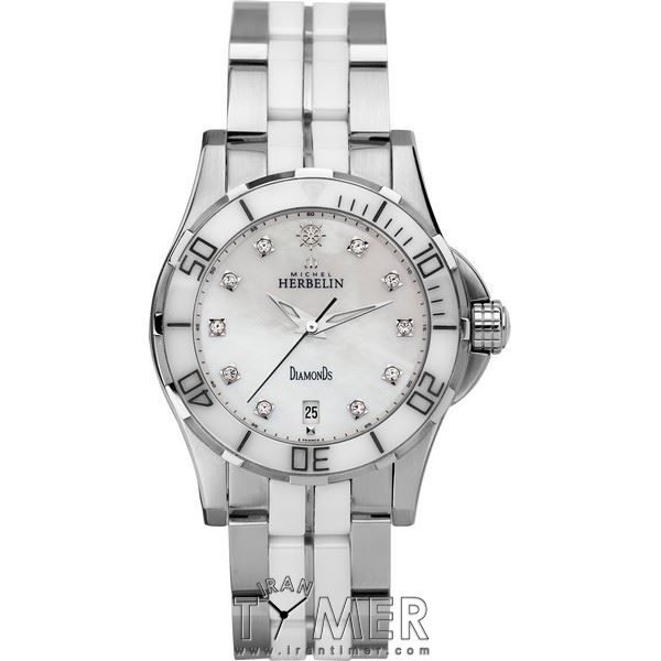 قیمت و خرید ساعت مچی زنانه مایکل هربلین(MICHEL HERBELIN) مدل 12596/W89BW کلاسیک | اورجینال و اصلی
