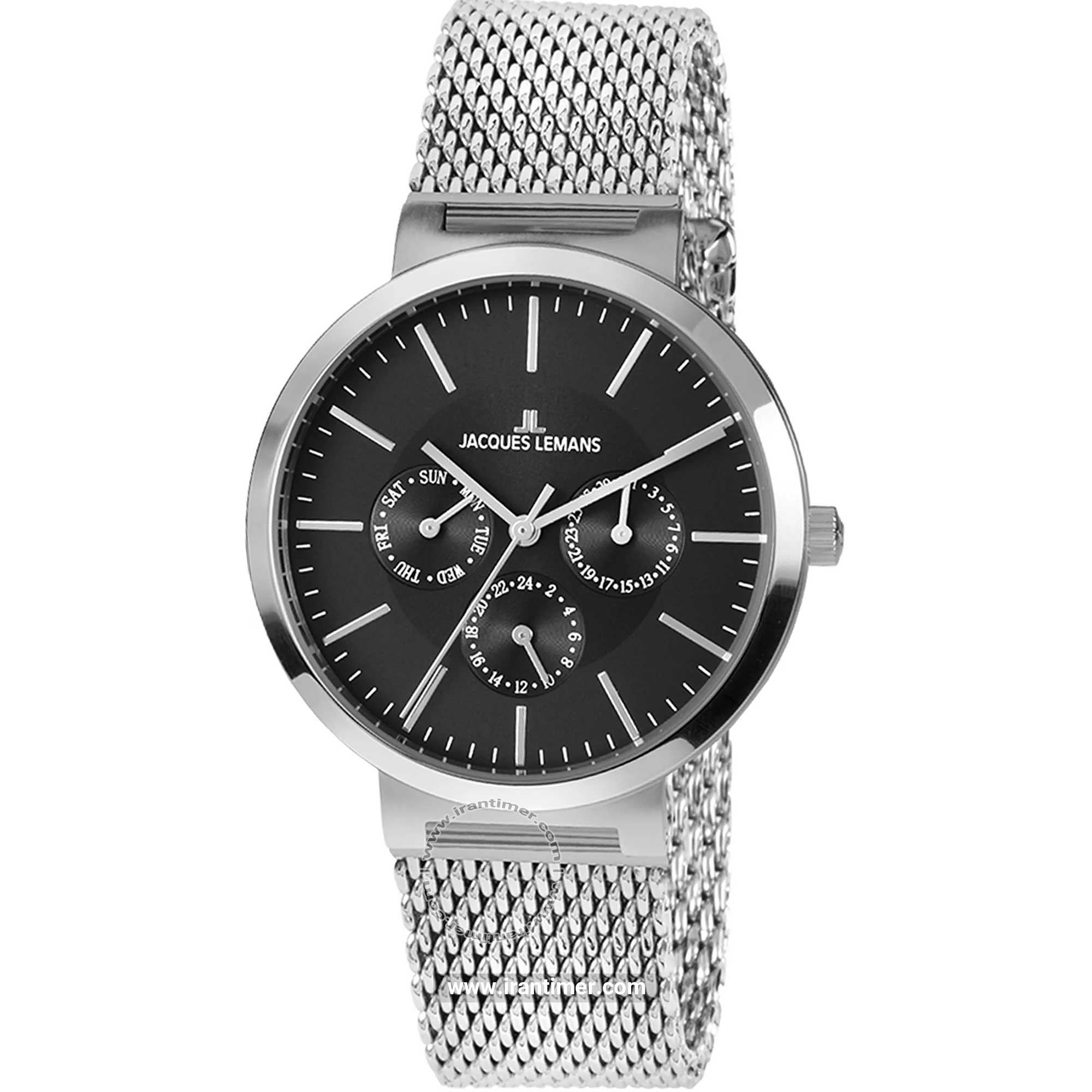 قیمت و خرید ساعت مچی مردانه زنانه ژاک لمن(JACQUES LEMANS) مدل 1-1950F کلاسیک | اورجینال و اصلی